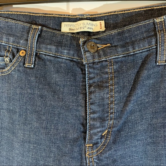 Levi’s 512 Bootcut Jeans Sz 16 - Picture 2 of 4